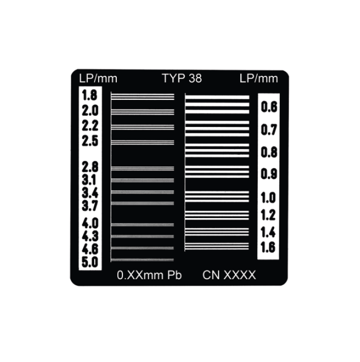 TYP 38 空間分辨力測(cè)試卡 線對(duì)卡