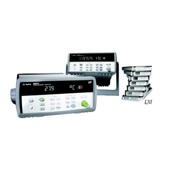 Agilent 34970A數(shù)據(jù)采集/開關單元系列