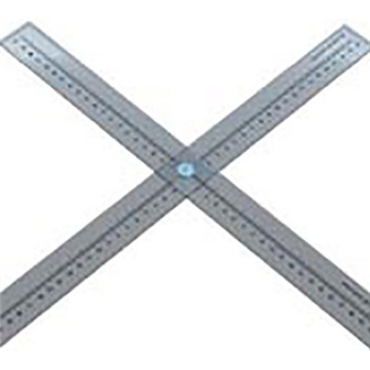 十字嵌鉛刻度米尺(鉛尺) KR019